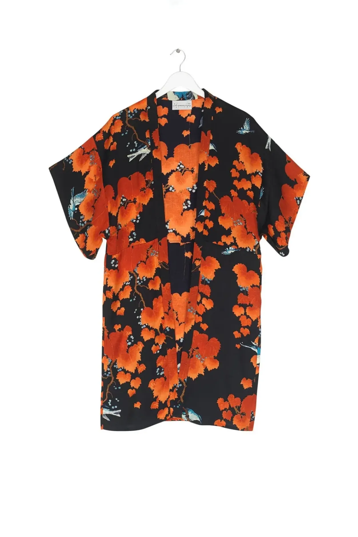 Outlet One Hundred Stars Acer Black Midi Kimono