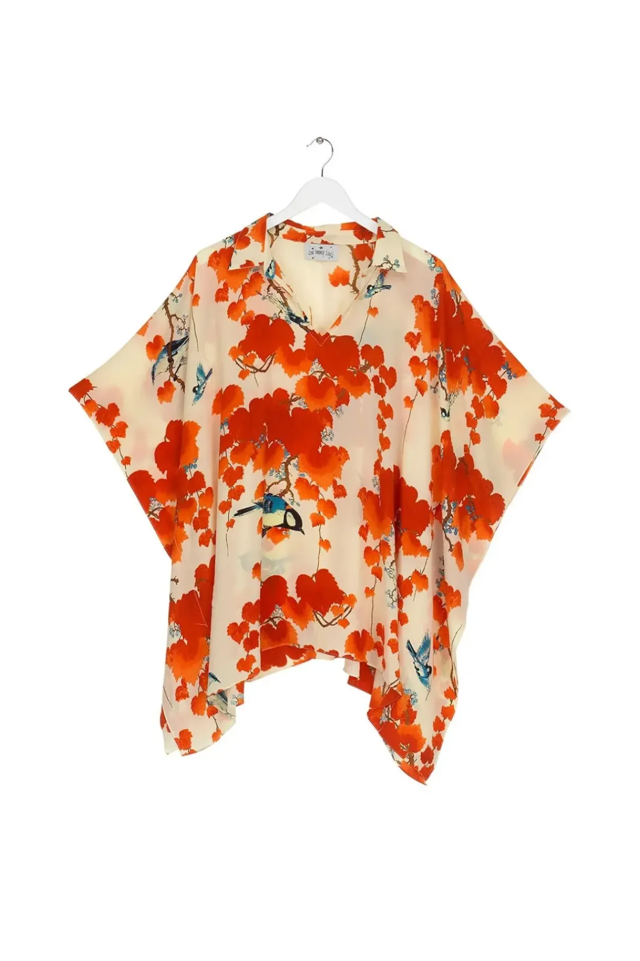 Online One Hundred Stars Acer Red Tunic Top