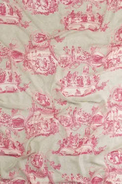 Best One Hundred Stars Ancient Columns Pink Scarf