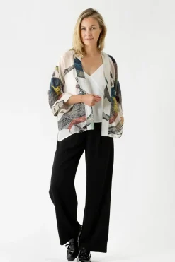 Hot One Hundred Stars Bird Stone Kimono