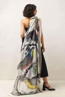 Sale One Hundred Stars Bird Stone Scarf