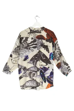 Hot One Hundred Stars Butterflies Cobalt Darcy Shirt