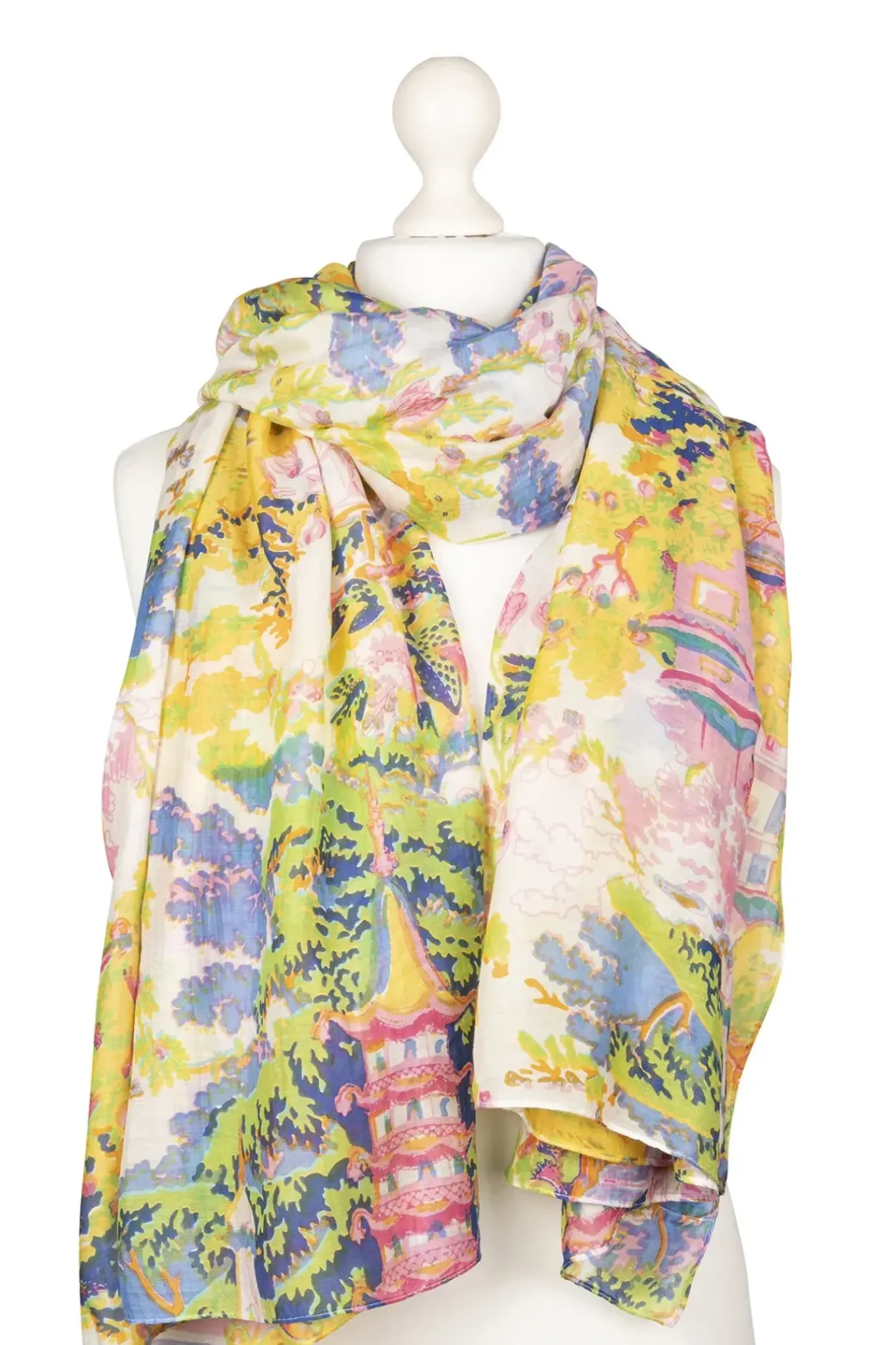 Sale One Hundred Stars China Tree Summer Scarf