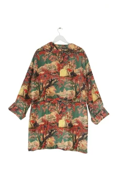 Clearance One Hundred Stars Country Toile Berry Velvet Boyfriend Jacket