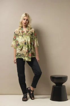 Hot One Hundred Stars Country Toile Rachel Top