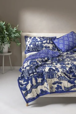 Online One Hundred Stars Giant Willow Blue Pillow Shams