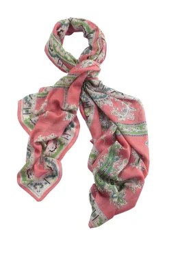 Discount One Hundred Stars Handkerchief Pink Scarf