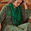 Discount One Hundred Stars Indian Heritage Green Necklace Scarf