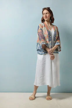 Best One Hundred Stars Indian Summer Blue Kimono