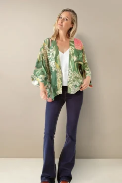 Best One Hundred Stars Kew Elderflower Green Kimono