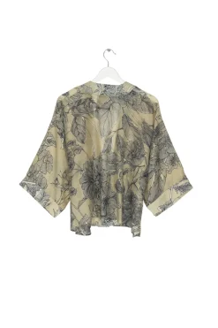 One Hundred Stars Kew Etched Floral Stone Kimono