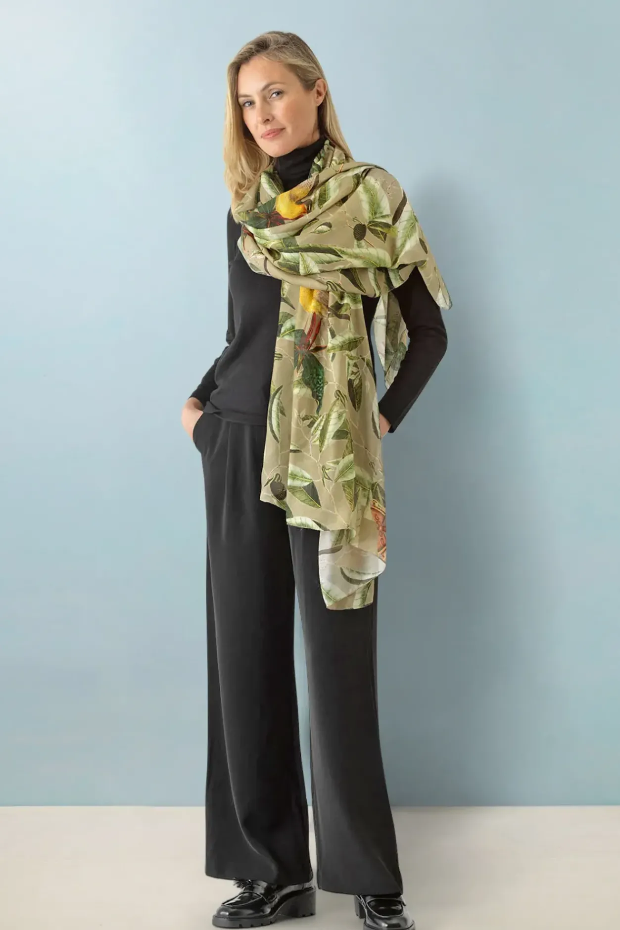 Outlet One Hundred Stars Kew Evergreen Stone Scarf