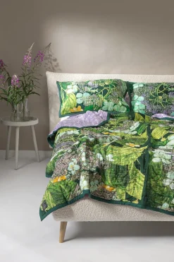 One Hundred Stars Kew Hydrangea Lime Pillow Shams