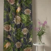 Sale One Hundred Stars Kew Passion Flower Grey Linen Panel