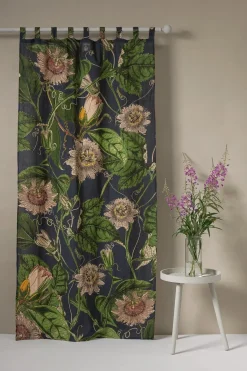 Sale One Hundred Stars Kew Passion Flower Grey Linen Panel
