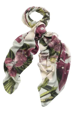 Clearance One Hundred Stars Kew Protea Duck Egg Scarf