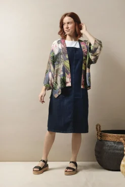 Discount One Hundred Stars Kew Protea Grey Kimono