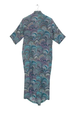 Outlet One Hundred Stars Marbled Blue Rachel Dress