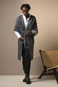 Sale One Hundred Stars Marbled Indigo Throwover
