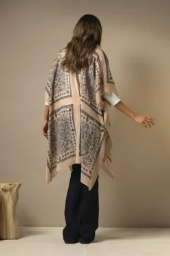 Discount One Hundred Stars Mehndi Blue Wool Throwover