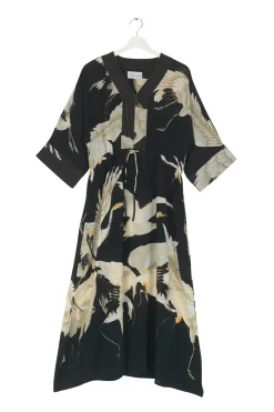 New One Hundred Stars Stork Black Abbi Dress