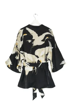 New One Hundred Stars Stork Black Wrap Jacket