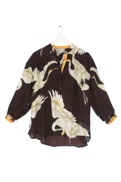 Clearance One Hundred Stars Stork Burgundy Darcy Shirt