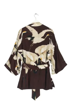 Sale One Hundred Stars Stork Burgundy Wrap Jacket