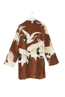 Hot One Hundred Stars Stork Cigar Velvet Boyfriend Jacket