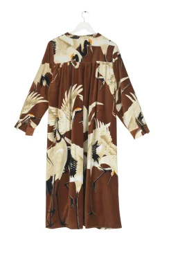 Best One Hundred Stars Stork Cigar Velvet Duster Coat