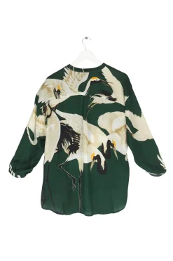 Online One Hundred Stars Stork Forest Green Darcy Shirt
