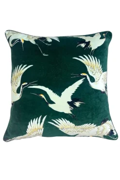 Hot One Hundred Stars Stork Forest Square Velvet Cushion