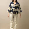 Hot One Hundred Stars Stork Navy Obi Belt