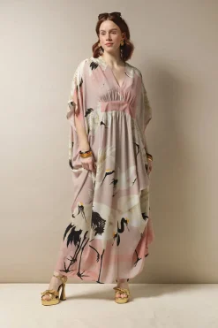 Best One Hundred Stars Stork Pink Margeux Kaftan