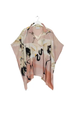 Clearance One Hundred Stars Stork Pink Tunic Top