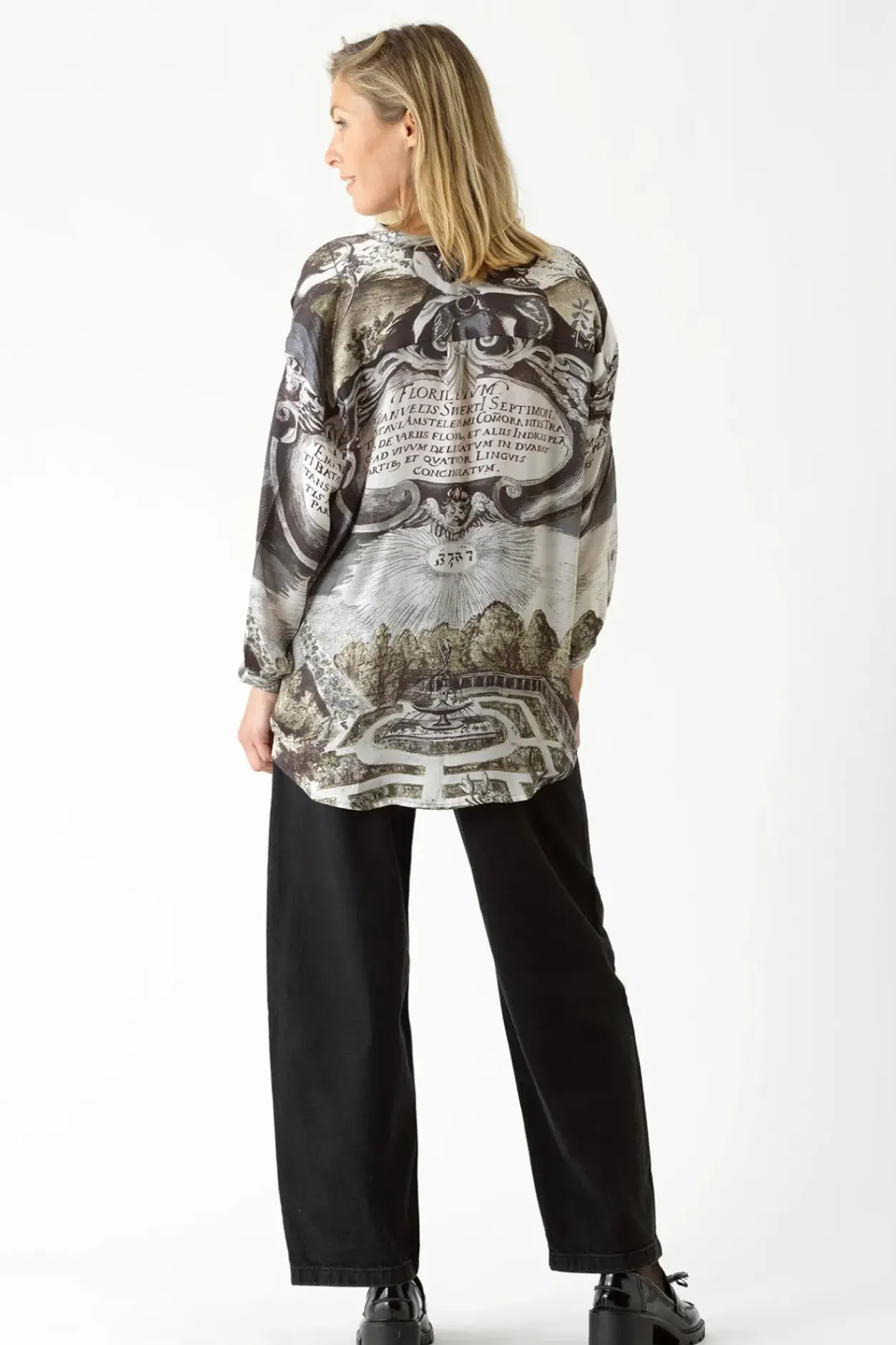 One Hundred Stars Sunburst Grey Darcy Shirt
