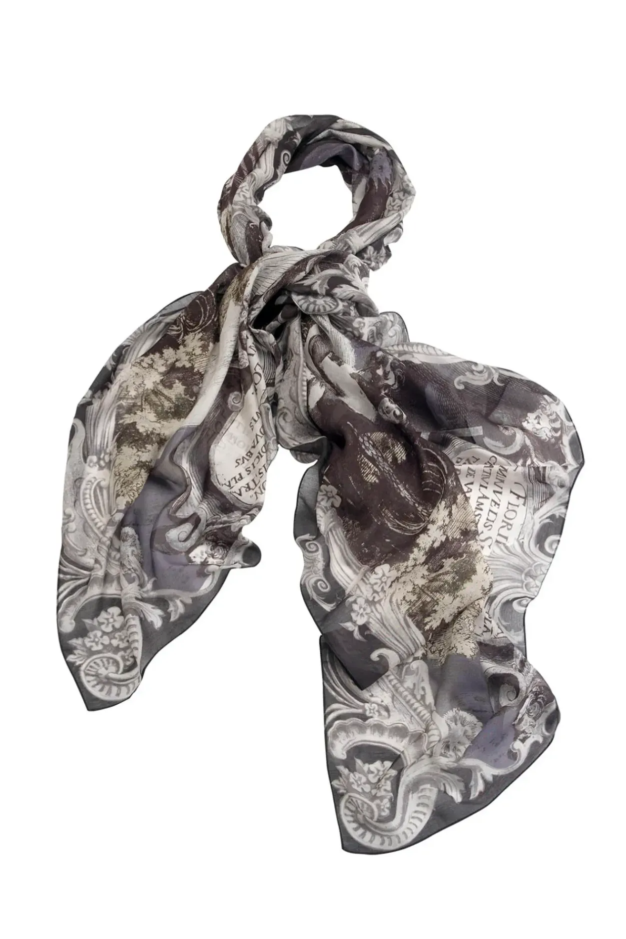 Best One Hundred Stars Sunburst Grey Scarf