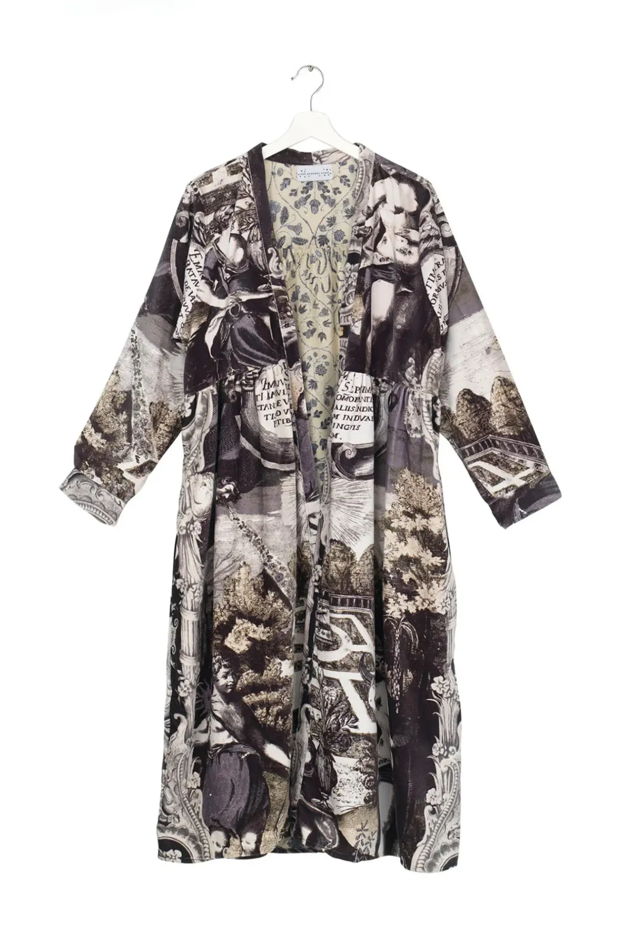 Outlet One Hundred Stars Sunburst Grey Velvet Duster