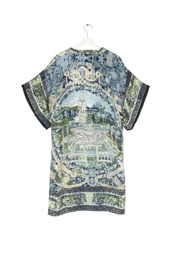 Online One Hundred Stars Tapestry Sea Midi Kimono