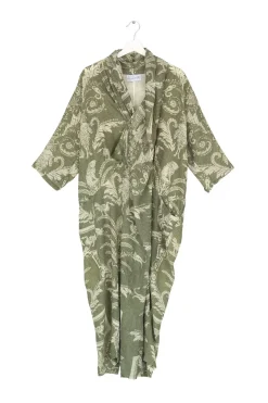 New One Hundred Stars Vintage Damask Sage Rachel Dress